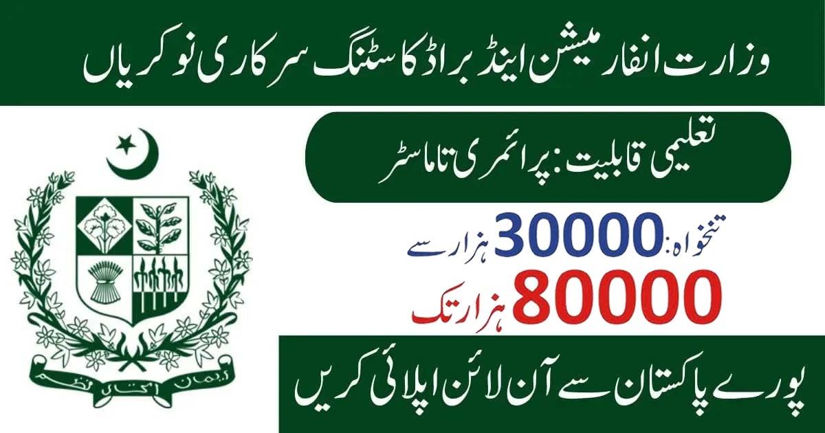 Ministry of Information and Broadcasting Jobs 2024