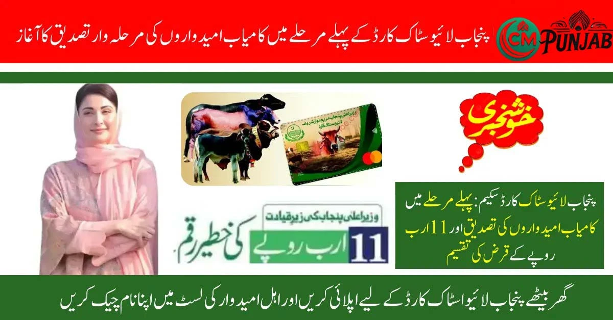 Punjab CM Maryam Nawaz Introduces Livestock Card Scheme: Benefits and How to Apply