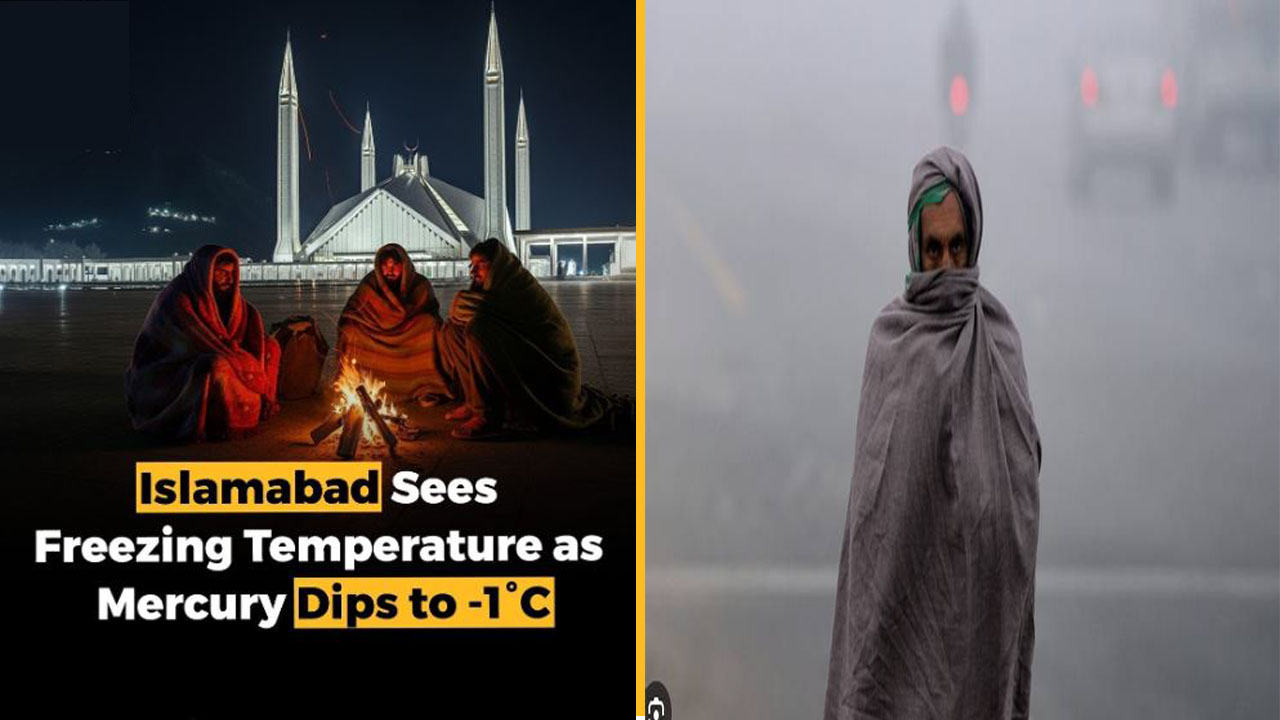 Islamabad Freezes as Temperature Drops to 0°C Again in This Season