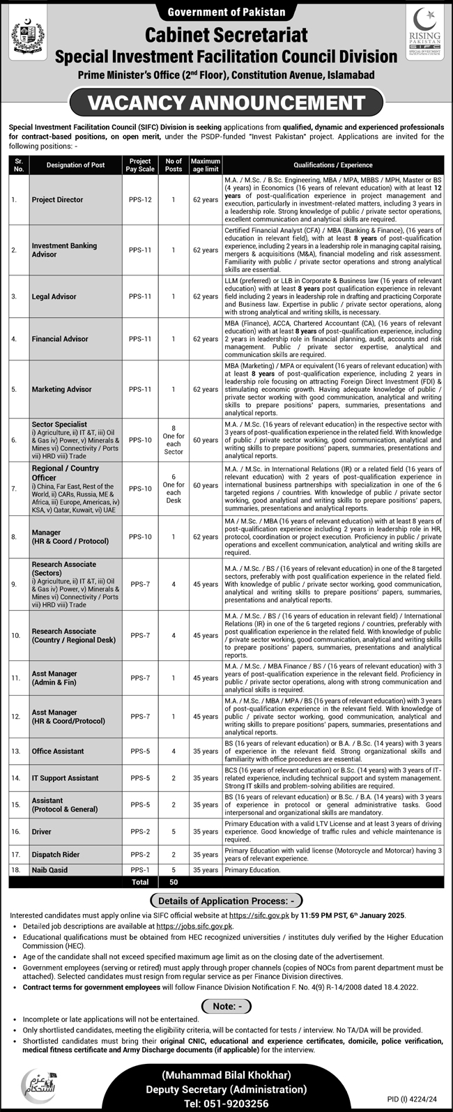 Latest Cabinet Secretariat Jobs 2025 Apply Now